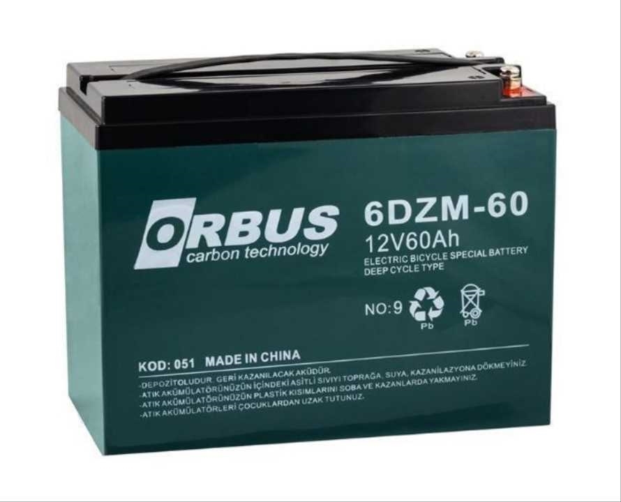 AKÜ E-BİKE  12V 60AH  (12V 60Ah / 10Hr)