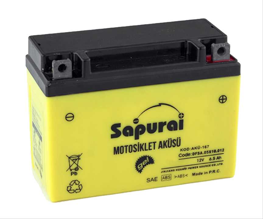 AKÜ MOTOR  YTX6,5L-BS  (12V 6,5A/10HR)