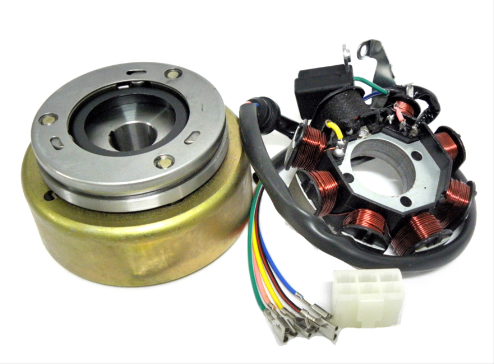 MANYETO KOMPLE 125 CG-CG 150 (7+1) (Kavramalı)