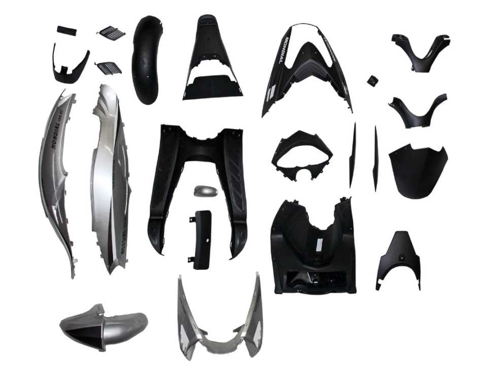 KAPORTA SETİ SCOOTER 150 ZC (GRİ)