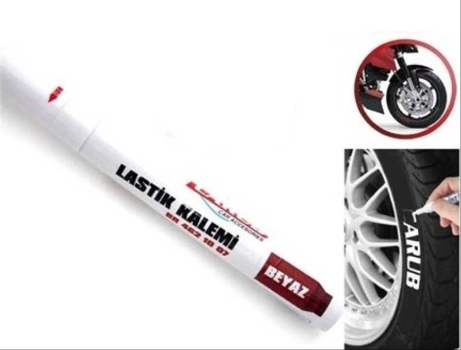 LASTİK BOYA KALEMİ BEYAZ (1007)