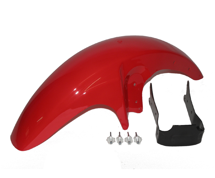 ÖN ÇAMURLUK 125 CG  PLASTİK KIRMIZI (Bağlantılı)