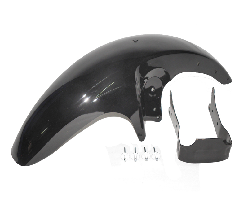 ÖN ÇAMURLUK 125 CG  PLASTİK SİYAH (Bağlantılı)