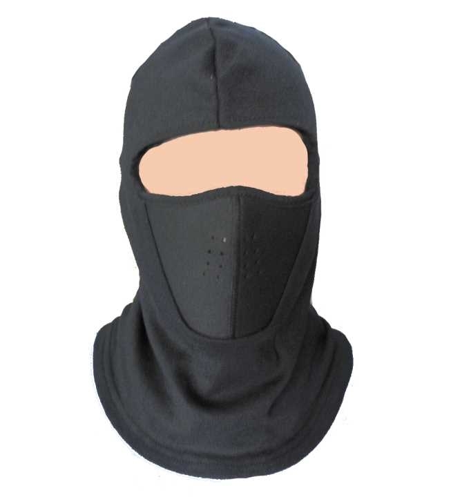 MASKE - KAR MASKESİ SİYAH (A Ğ I Z L I K L I )