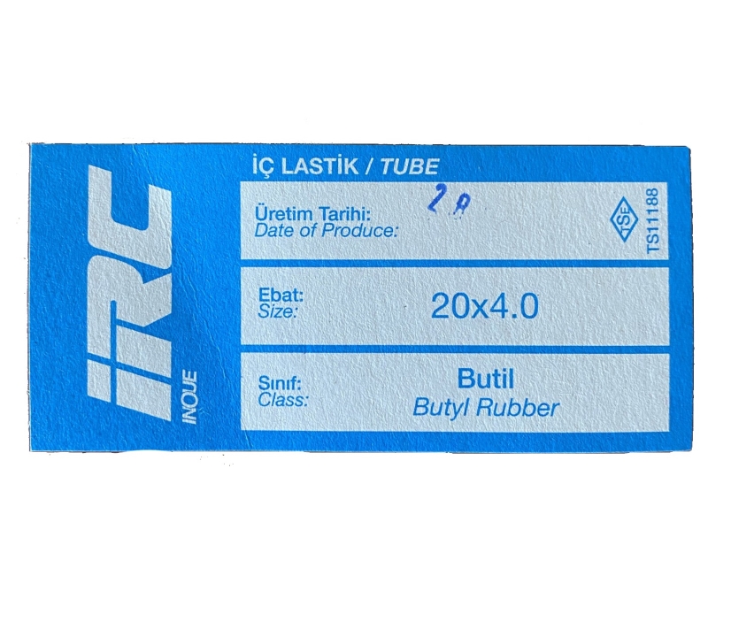 İÇ LASTİK 20x4.00 (DÜZ SİBOP) (8647)