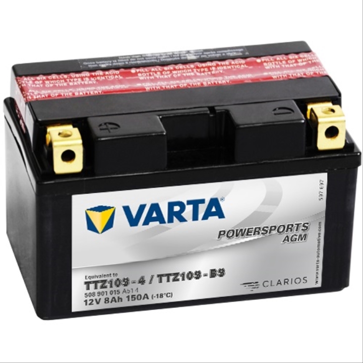 AKÜ MOTOR TTZ10S-BS 12V8Ah (SUYU YANINDA)