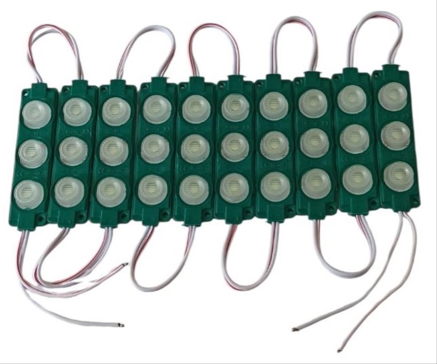 PARMAK LED YUVARLAK CAMLI YEŞİL (10 ADET) 12V