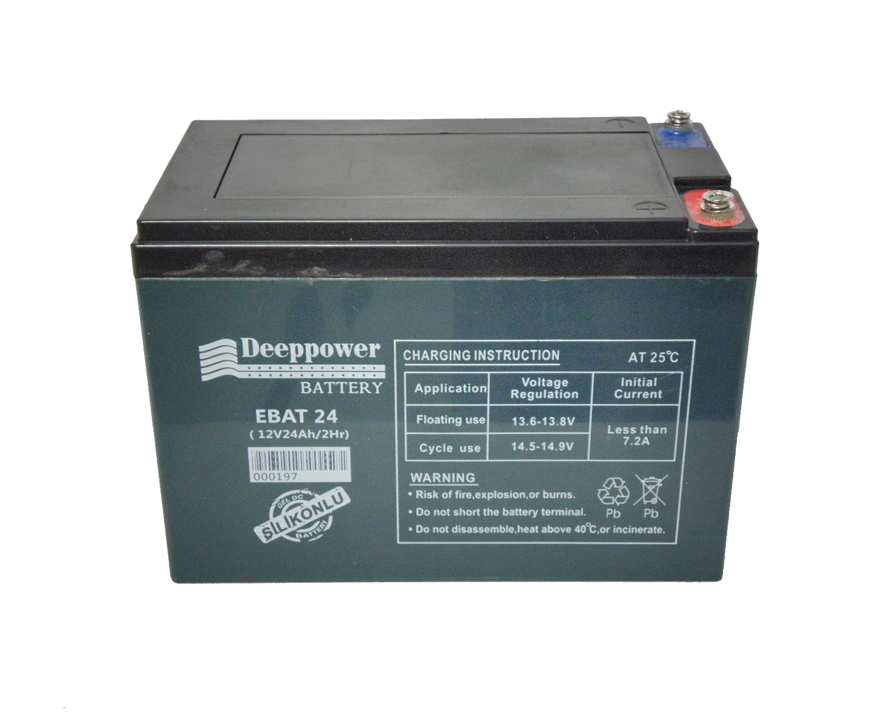 AKÜ E-BİKE  EBAT24 (NP24-12) (12V24Ah/2Hr)