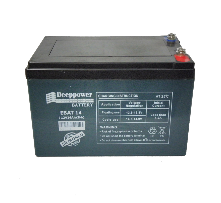 AKÜ E-BİKE  EBAT14 (XP14-12) (12V14Ah/2Hr)