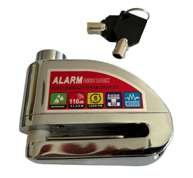 DİSK KİLİT ALARMLI KROM (FS8303)