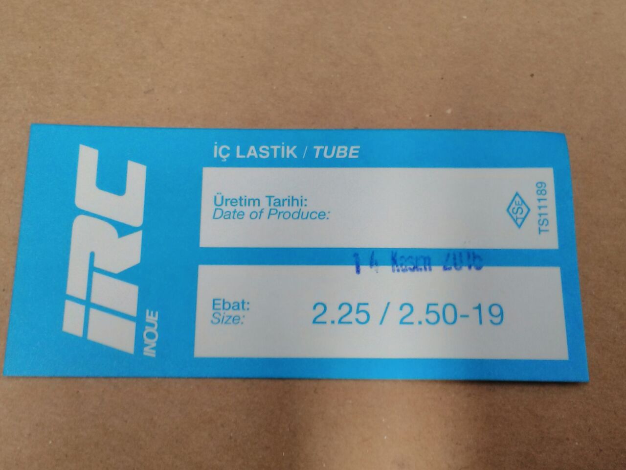 İÇ LASTİK 2.25/2.50-19  (8527)
