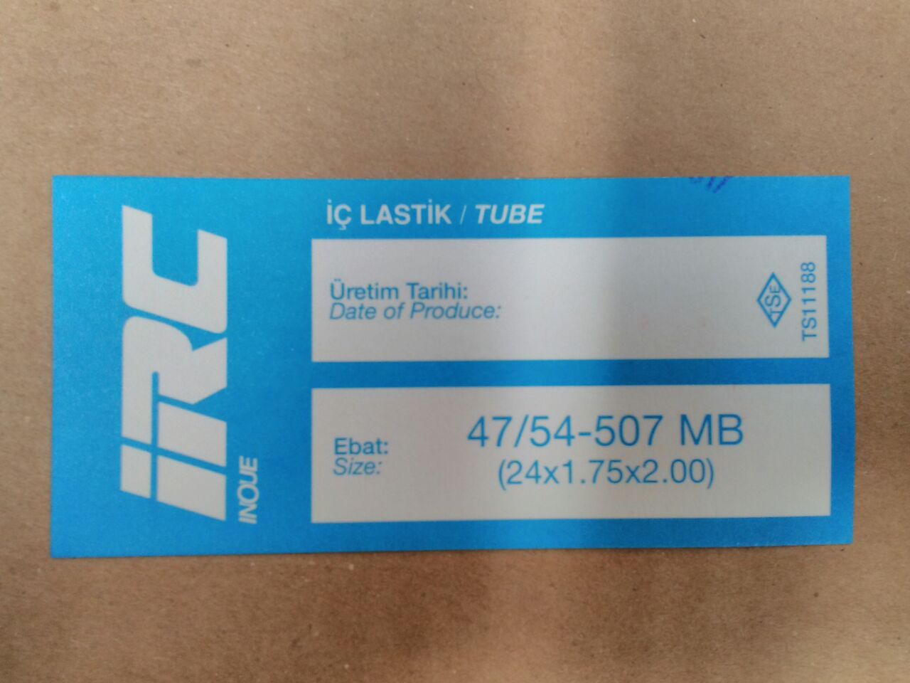 İÇ LASTİK 24x1.75x2.00 (47/54-507 MB) (8595)