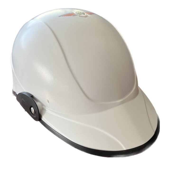 KASK JOKEY BEYAZ CAMLI + FİTİLLİ