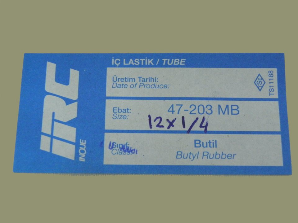 İÇ LASTİK  12 x 1.75 (47/203 MB) (8635)