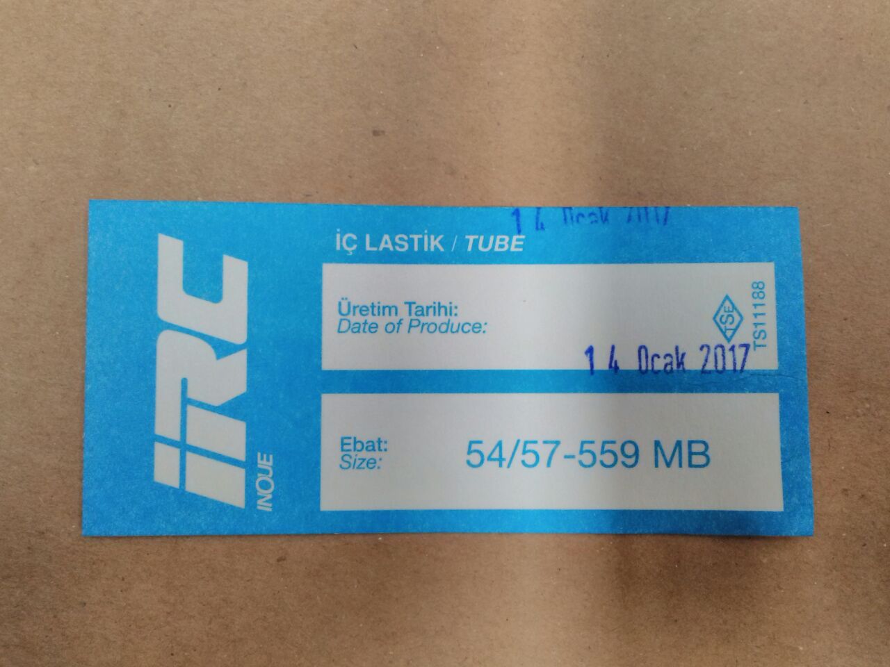 İÇ LASTİK 26x2.00x2.125 (54/57-559 MB)  (8612)