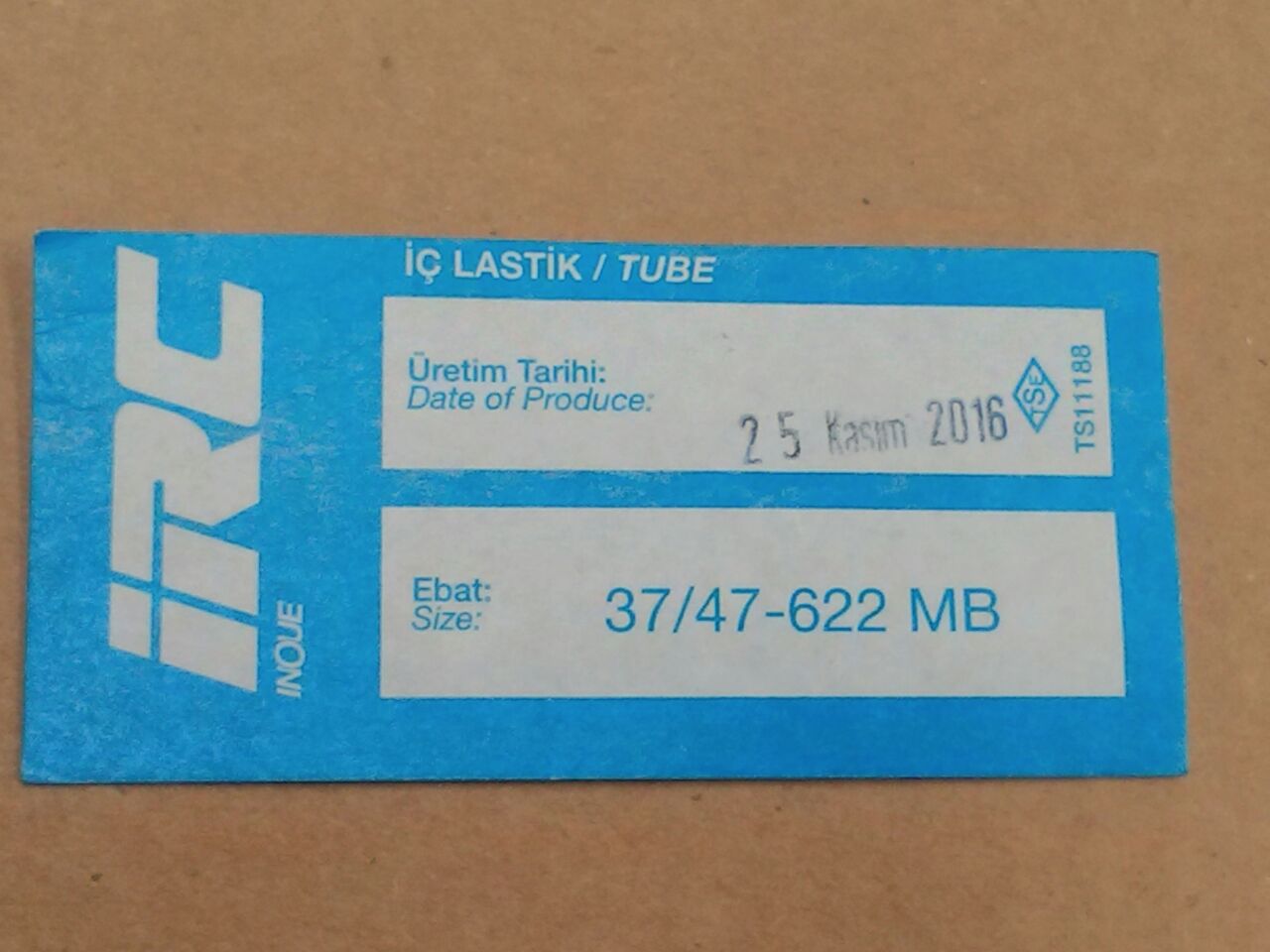 İÇ LASTİK  28x1 3/8-1.75 (37/47-622) MB (8579)