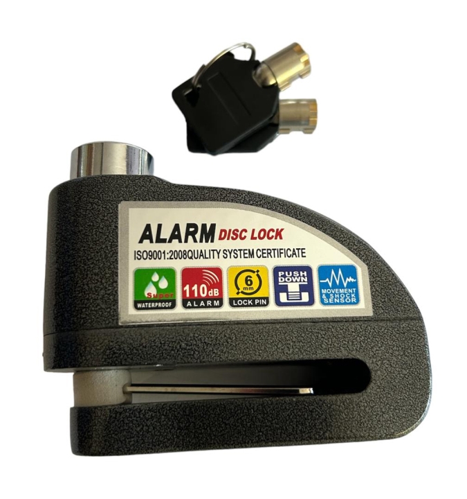 DİSK KİLİT ALARMLI SİYAH (FS8302)
