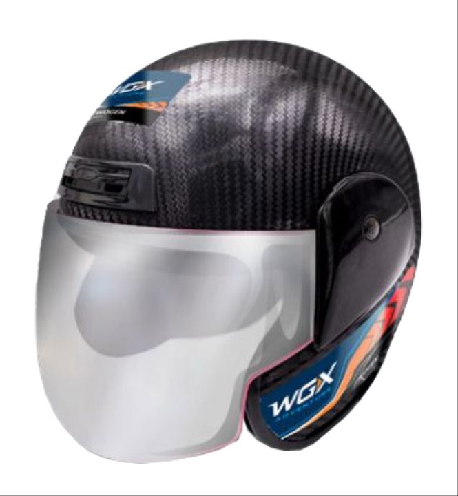 KASK ÇENELİKSİZ (ABS KALİTE)  SİYAH