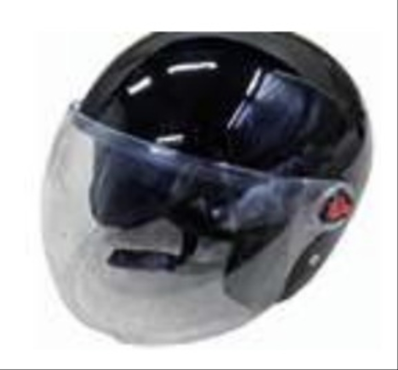 KASK ÇENELİKSİZ (Camlı) SİYAH