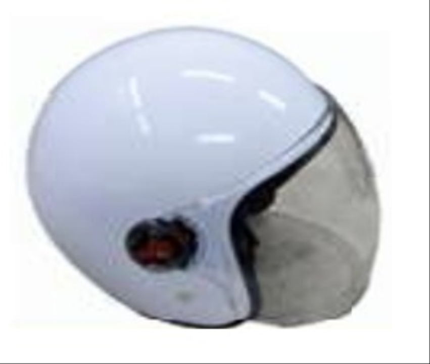 KASK ÇENELİKSİZ (Camlı) BEYAZ