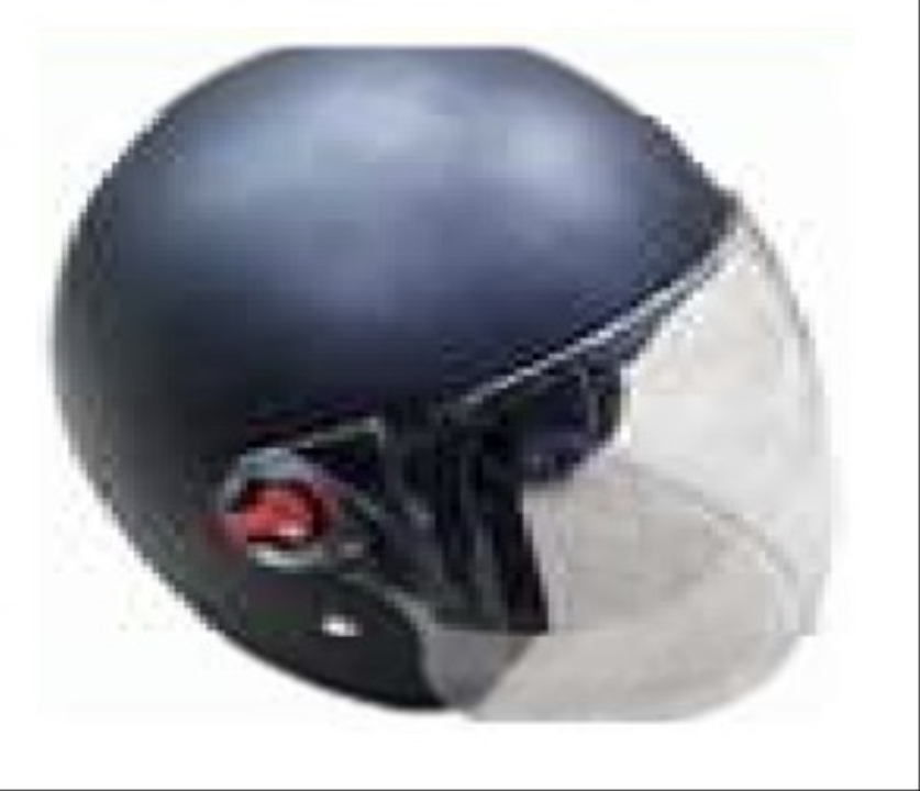 KASK ÇENELİKSİZ (Camlı) MAT SİYAH