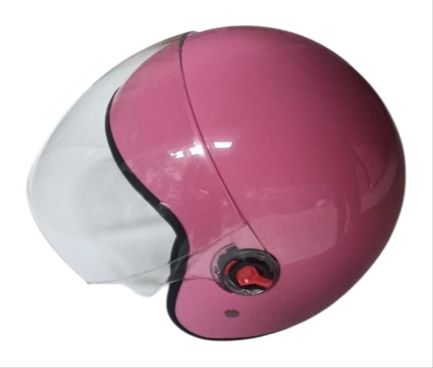 KASK ÇENELİKSİZ (Camlı) PEMBE