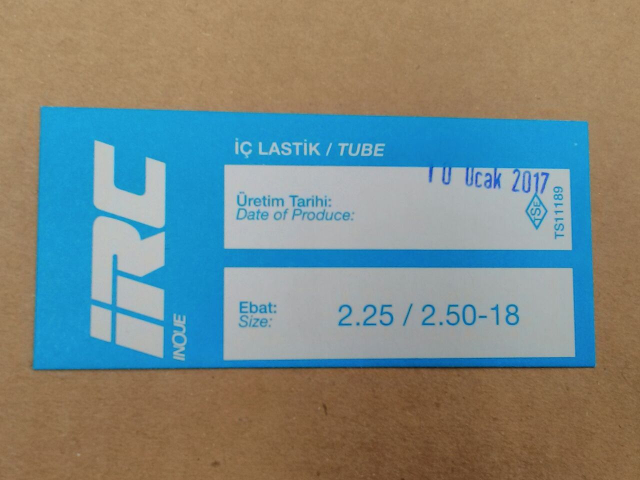 İÇ LASTİK 2.25/2.50-18  (8523)