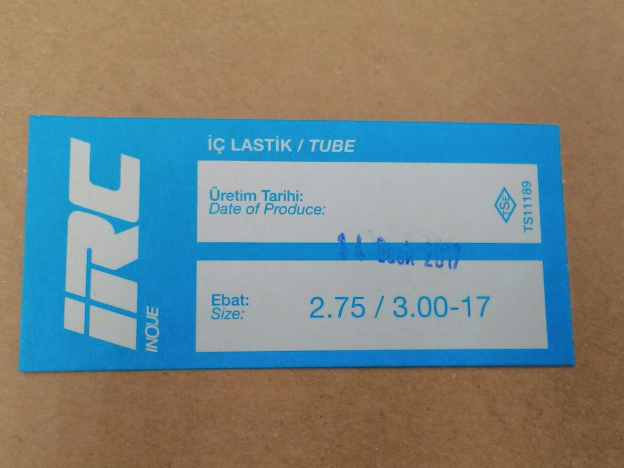 İÇ LASTİK 2.75/3.00-17  (8545)