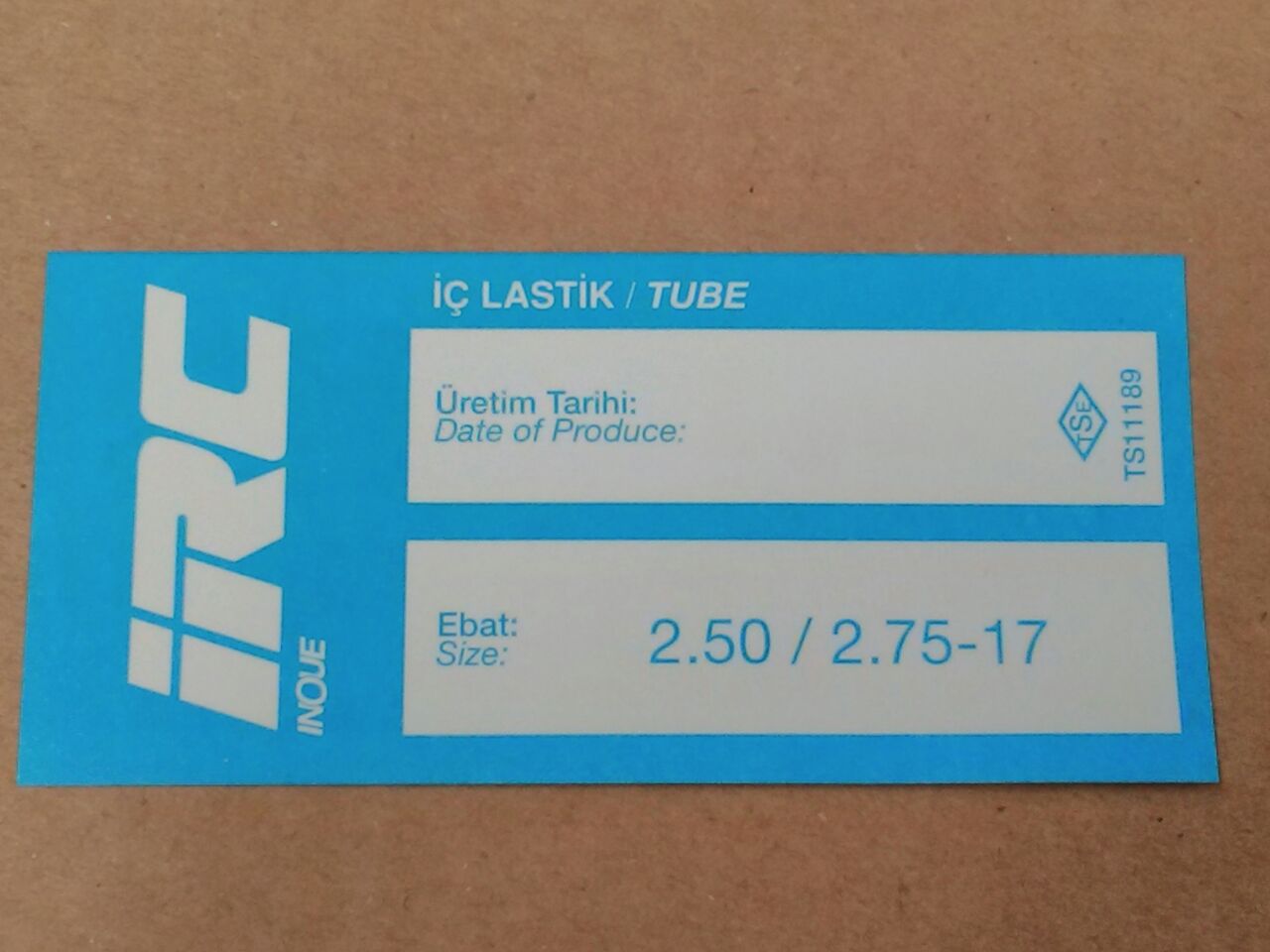 İÇ LASTİK 2.50/2.75-17  (8538)