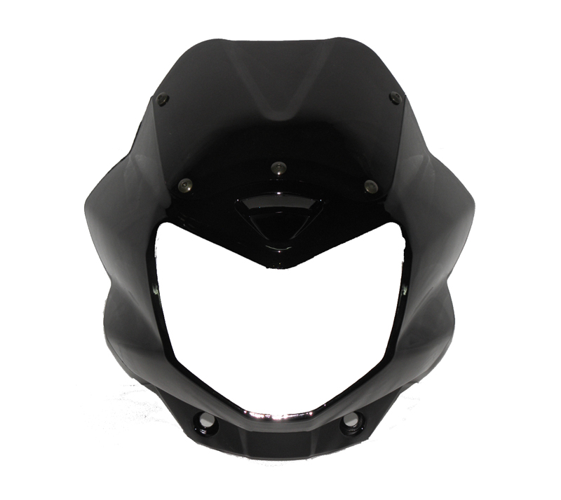 FAR PANELİ KUBA SPORT SİYAH (Cam+5 Vida)
