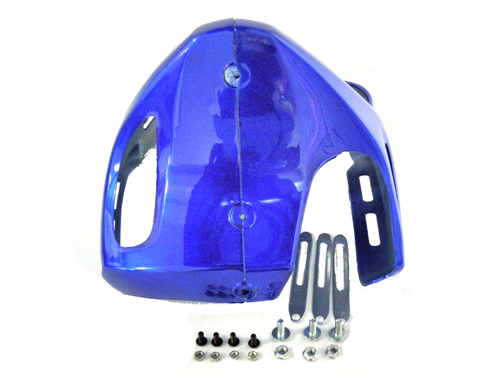 MOTOR ALT KORUMA (SAKAL) 125 CG METALİK MAVİ (Bağlantılı)
