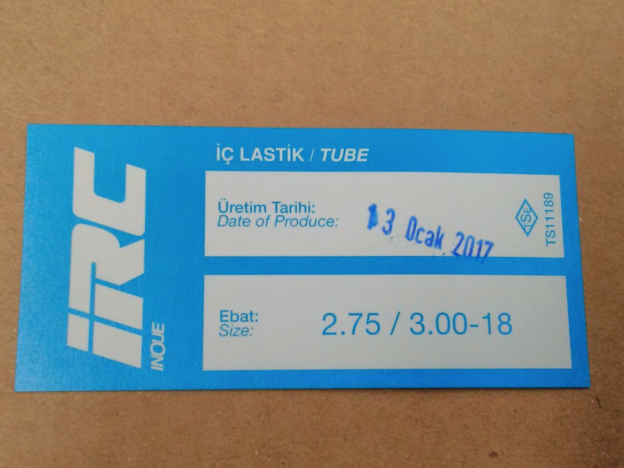 İÇ LASTİK 2.75/3.00-18  (8547)