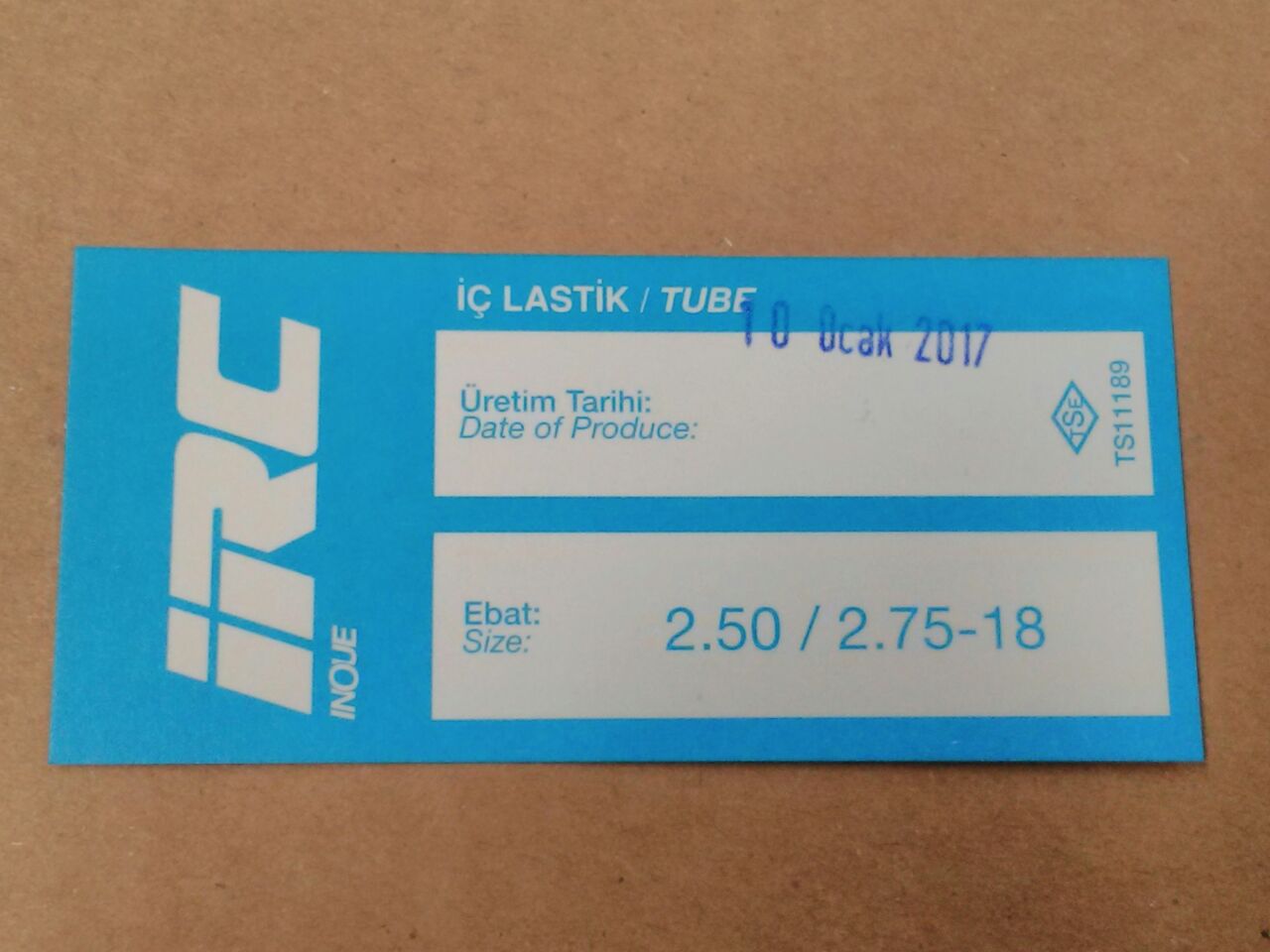 İÇ LASTİK 2.50/2.75-18  (8541)