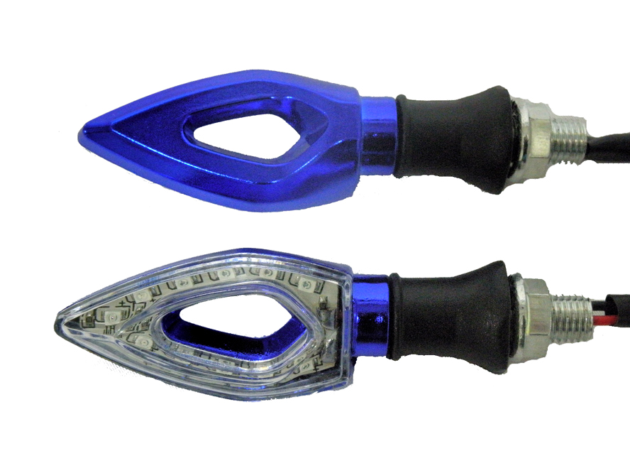SİNYAL LED  D-35 MAVİ (SARI IŞIK) (2 li TK)