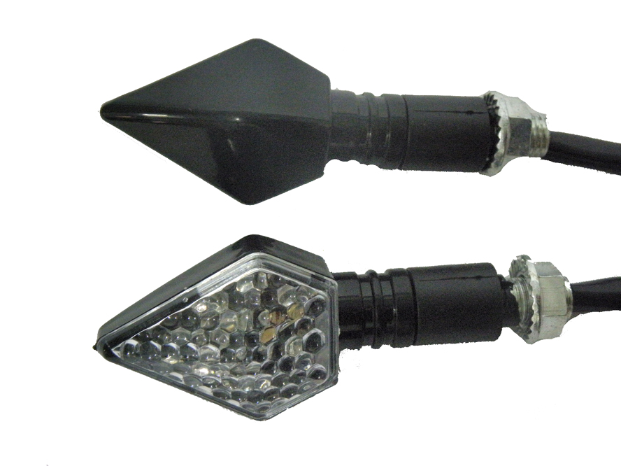 SİNYAL LED  D-09 SİYAH (SARI IŞIK) (2 li TK)