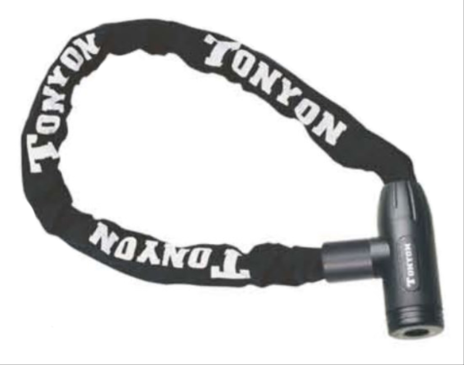 HALAT KİLİT 6 x 120cm ZİNCİRLİ SİYAH (TY718)