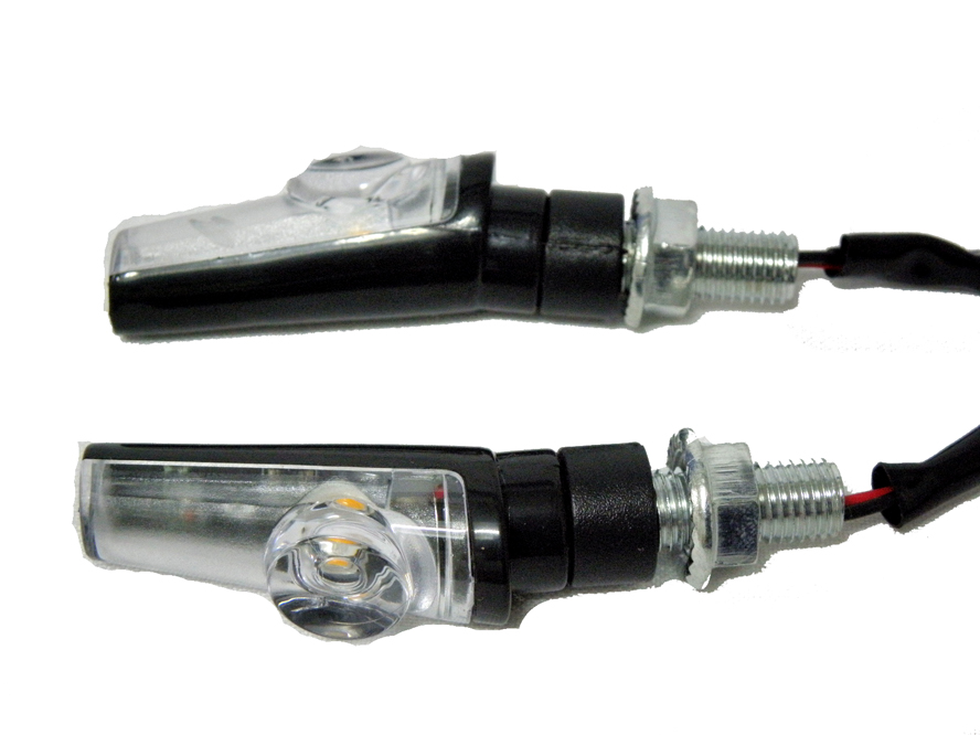 SİNYAL LED  D-45 SİYAH (SARI IŞIK) (2 li TK)