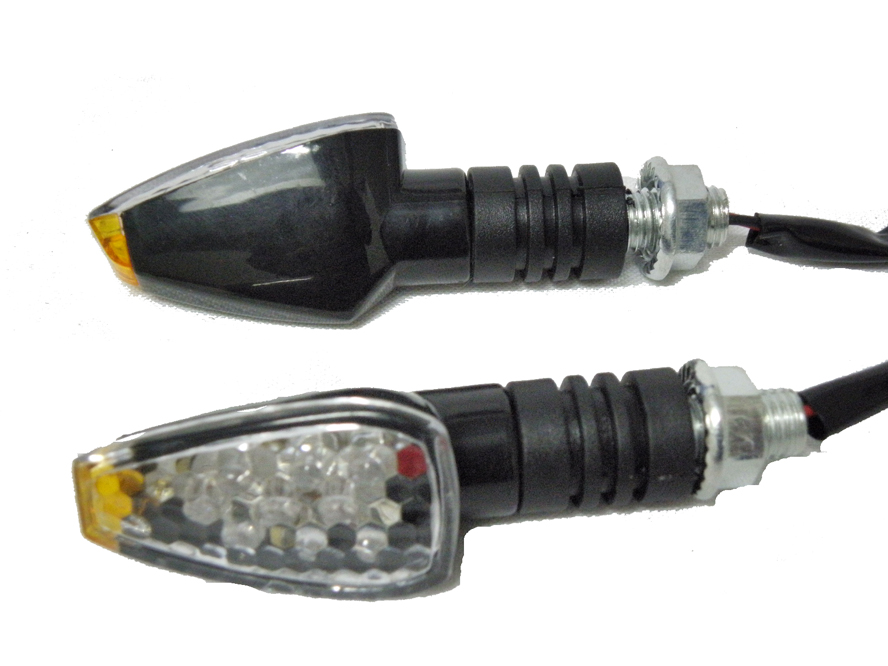 SİNYAL LED  D-56 SİYAH (SARI IŞIK) (2 li TK)