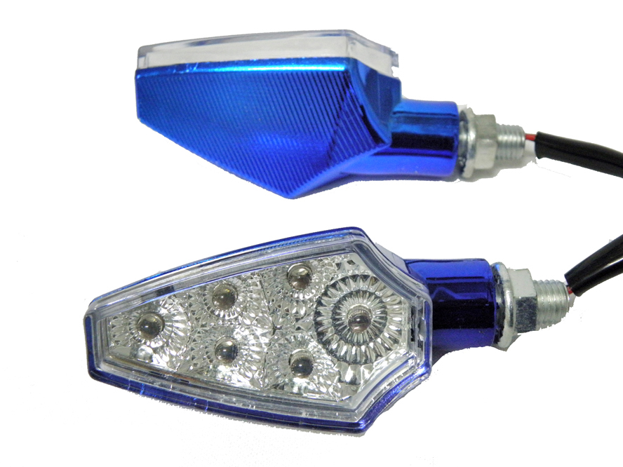 SİNYAL LED  D-61 MAVİ (SARI IŞIK) (2 li TK)