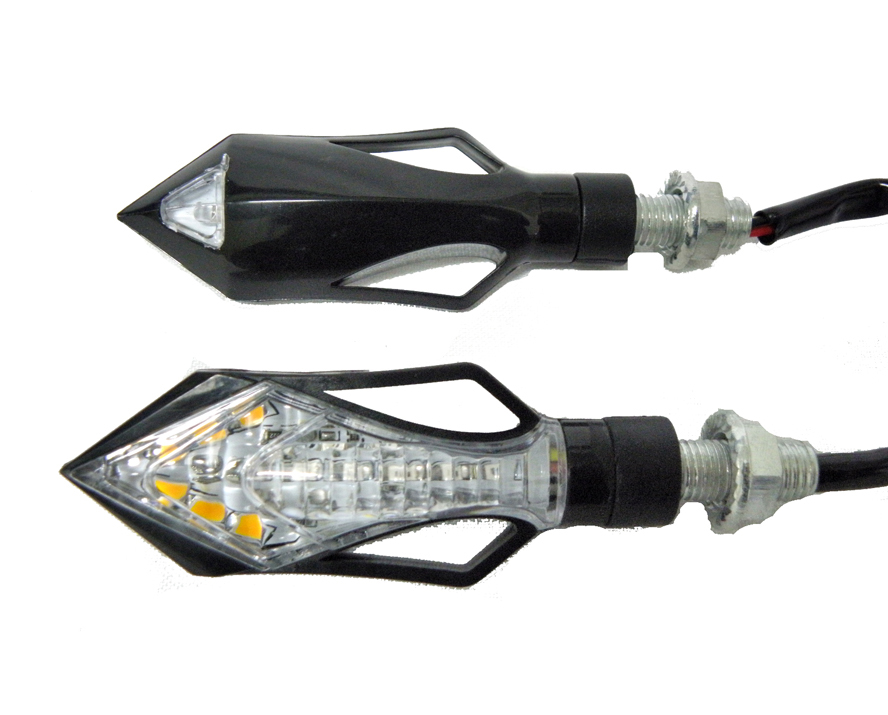 SİNYAL LED  D-58M SİYAH (SARI+KIRMIZI IŞIK) (2 li TK)