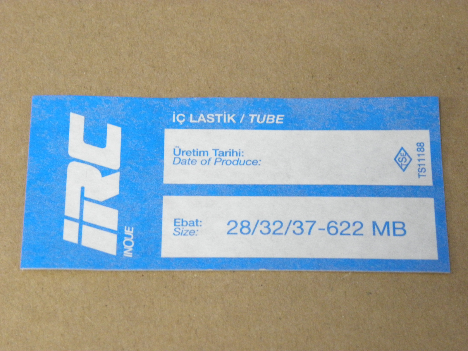 İÇ LASTİK  28x1 1/4x1 1/2 (28/32/37-622MB) (8554)