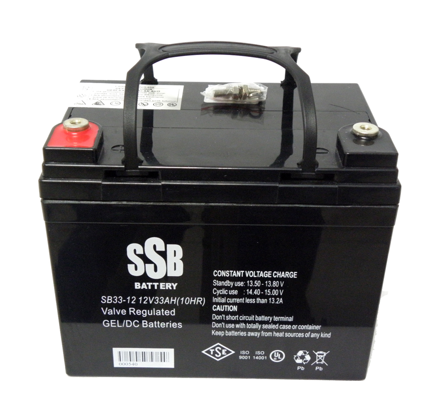 AKÜ GELLİ  12V 33AH /10HR (OV SERİSİ) (Engelli Araç)