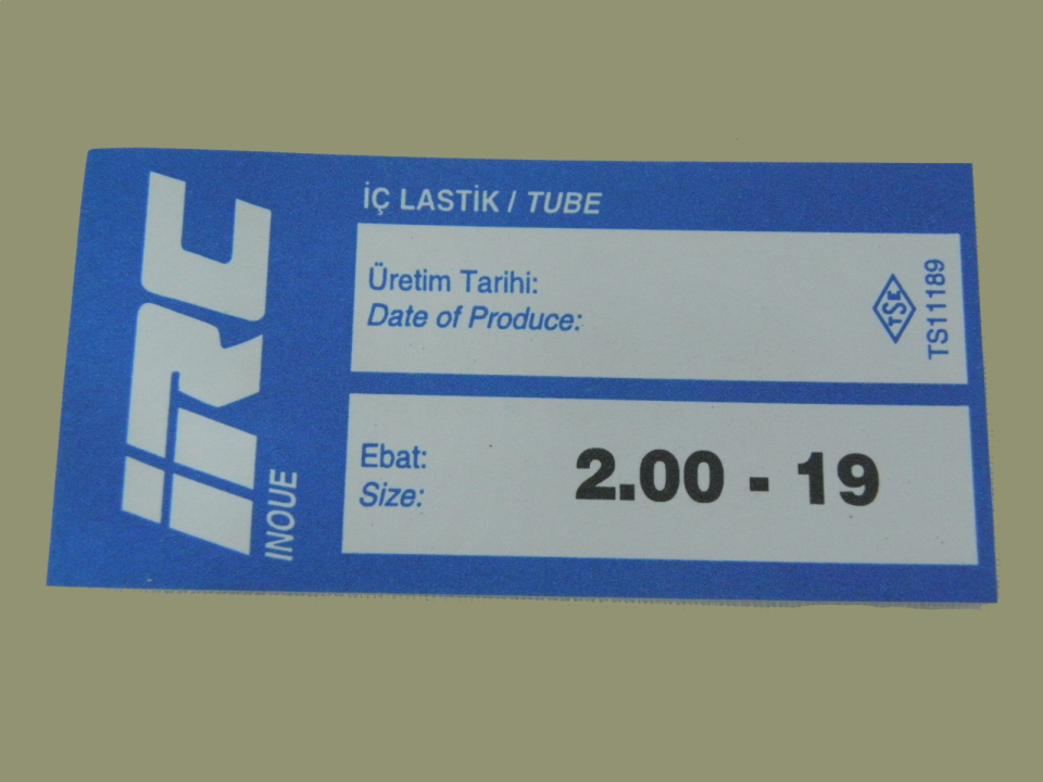 İÇ LASTİK 2.00-19  (8618)