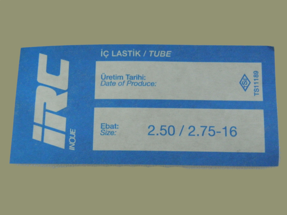 İÇ LASTİK 2.50/2.75-16  (8535)